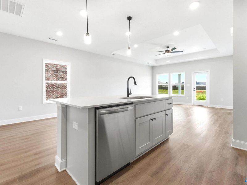 Furnished interior view inside a new home in Bailey Park, Fayetteville (Image 3).