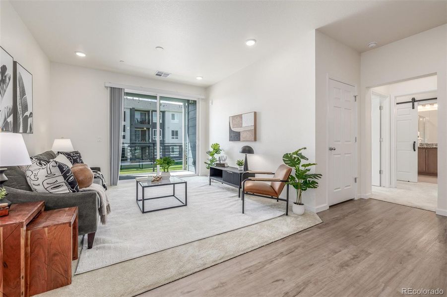 Furnished interior view inside a new home in , Parker (Image 7). Furnished interior view inside a new home in , Parker (Image 7).