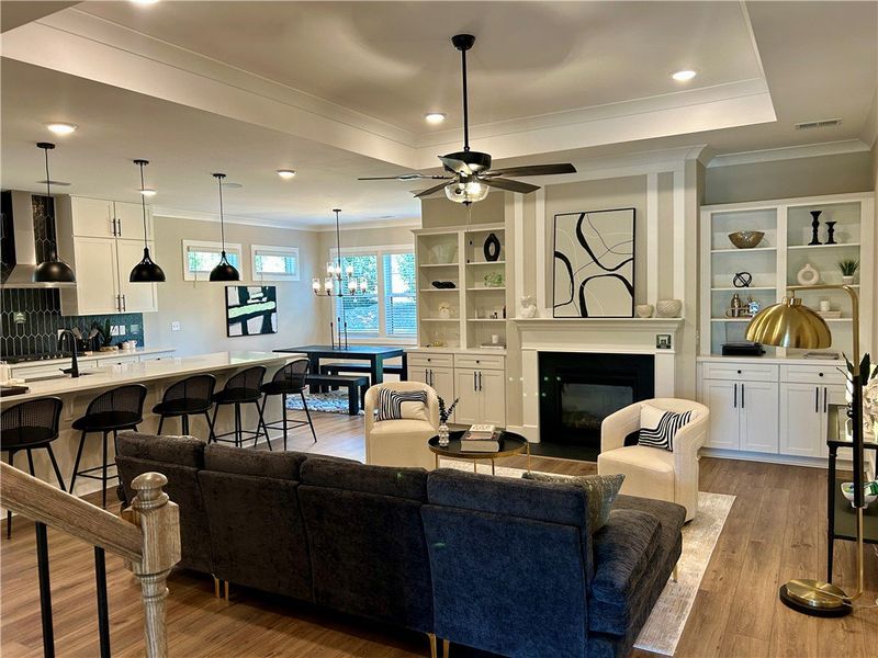Furnished interior view inside a new home in Edwards Ridge, Central (Image 7).