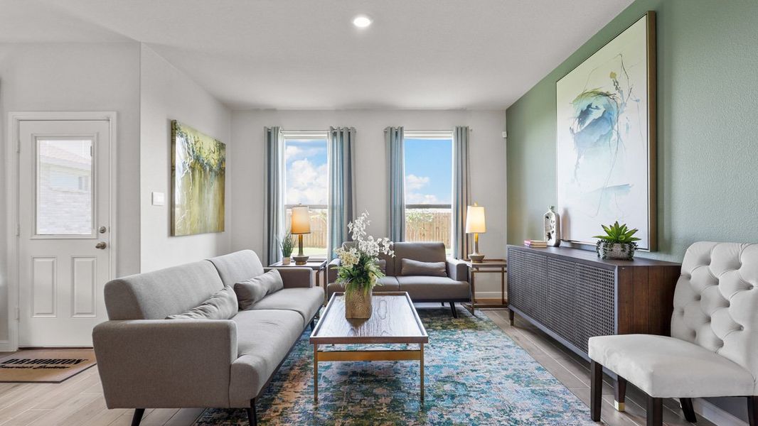 Furnished interior view inside a new home in Lankford Farms, Cleburne (Image 19).