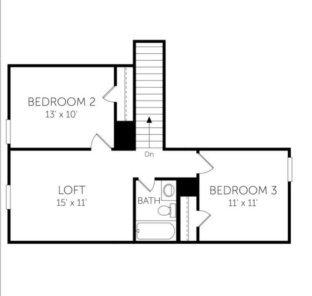 2nd Floorplan – Representative Photo