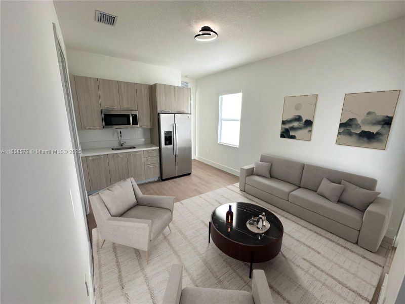Furnished interior view inside a new home in , Davie (Image 13).