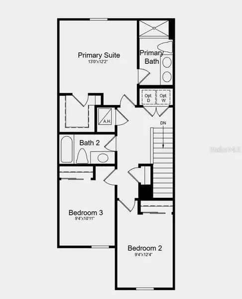 2D floor plan layout of this home in , Nokomis, FL (Image 3).