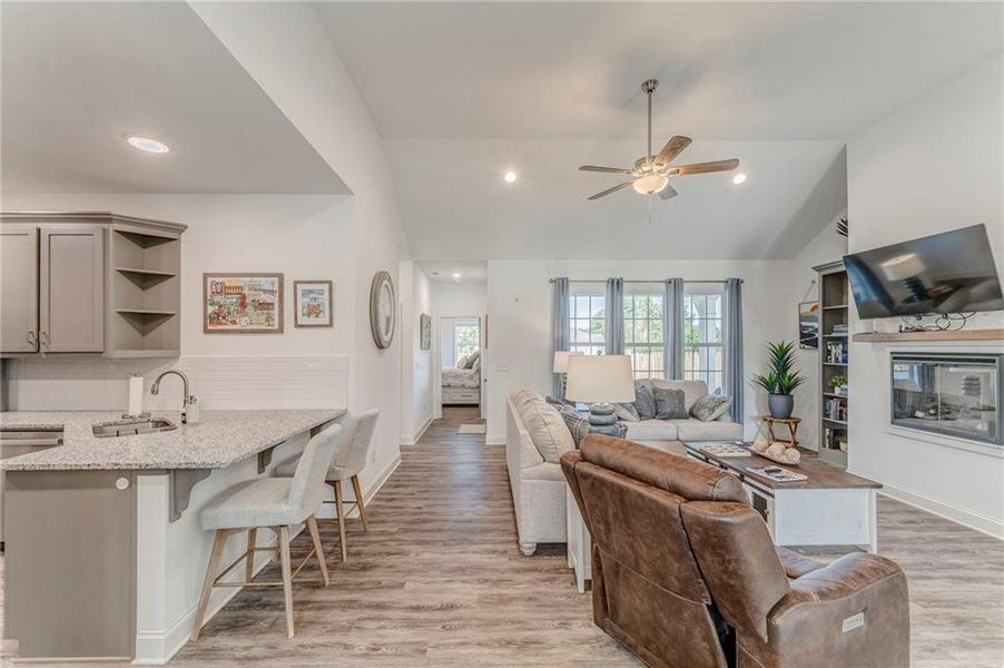 Furnished interior view inside a new home in , Cartersville (Image 16).