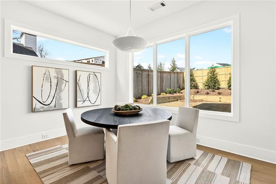 Furnished interior view inside a new home in , Brookhaven (Image 40).