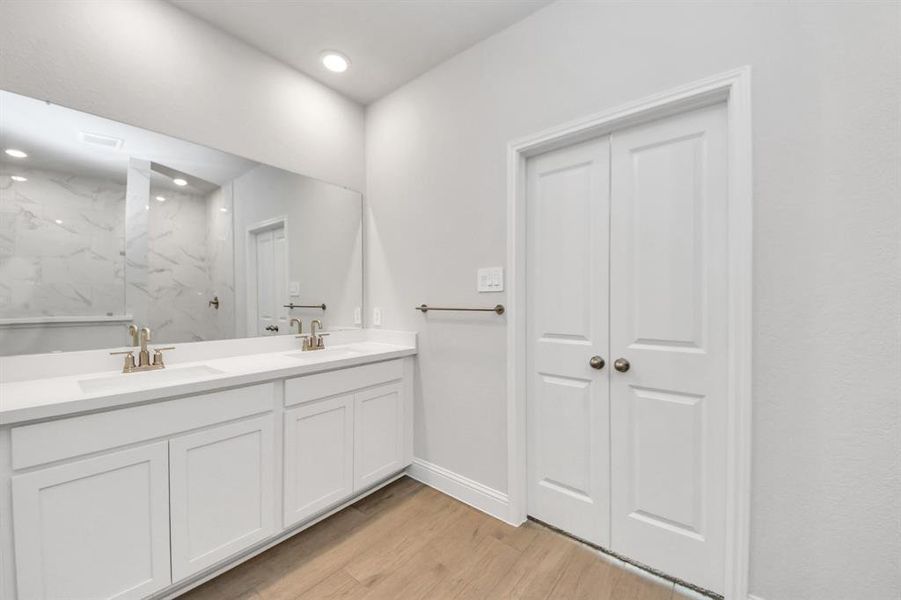 Furnished interior view inside a new home in Elyson: Elyson Duets, Katy (Image 4). Furnished interior view inside a new home in Elyson: Elyson Duets, Katy (Image 4).