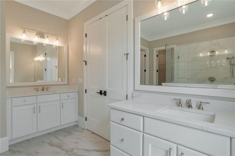 Furnished interior view inside a new home in , Statham (Image 18).