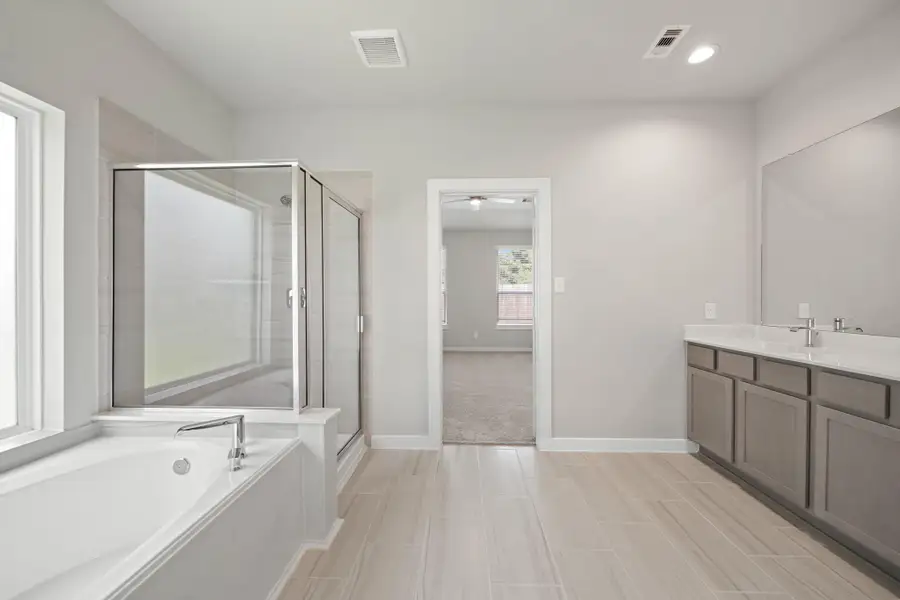 Furnished interior view inside a new home in Grand Oaks – The Cove, Houston (Image 3).