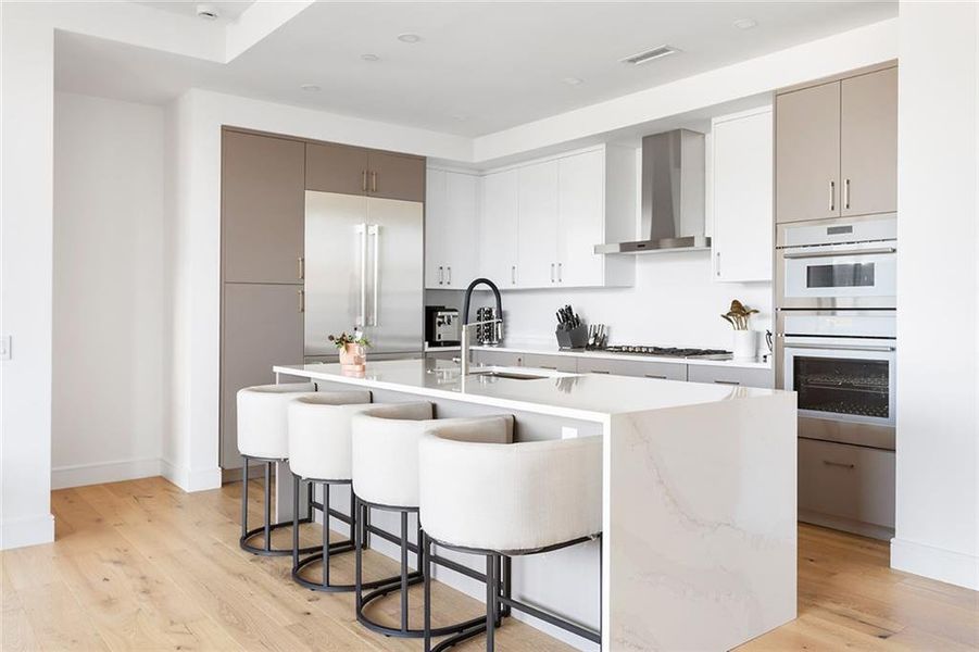 Furnished interior view inside a new home in The Dillon Buckhead, Atlanta (Image 11).