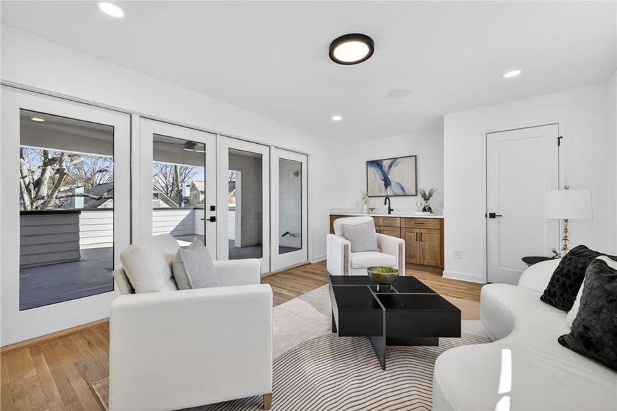 Furnished interior view inside a new home in , Atlanta (Image 4). Furnished interior view inside a new home in , Atlanta (Image 4).