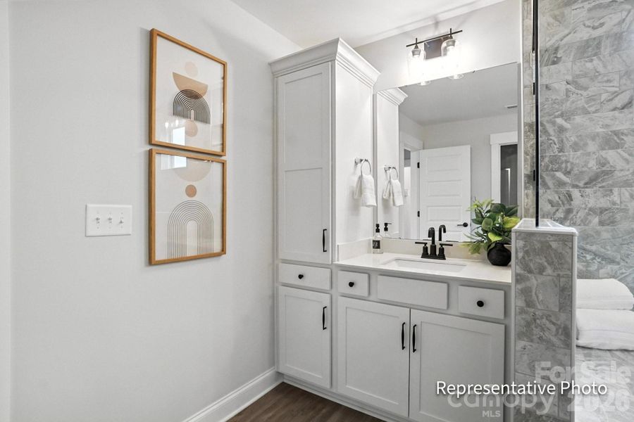 Furnished interior view inside a new home in Ashton Park, Monroe (Image 32).