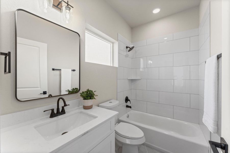 Furnished interior view inside a new home in , Houston (Image 29).