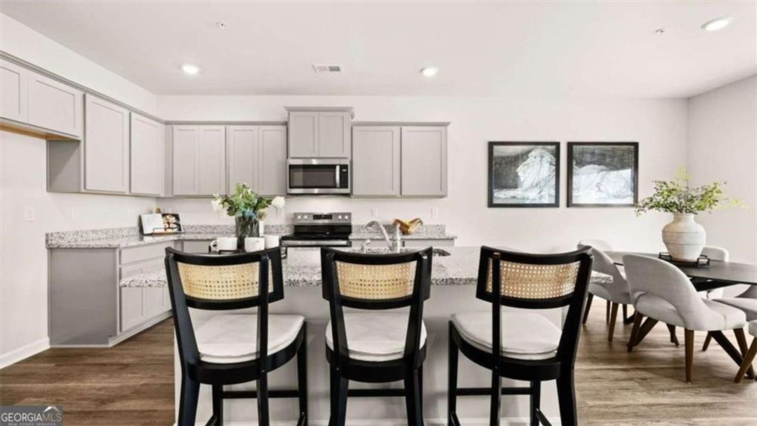 Furnished interior view inside a new home in Echo Glen, Stockbridge (Image 13).