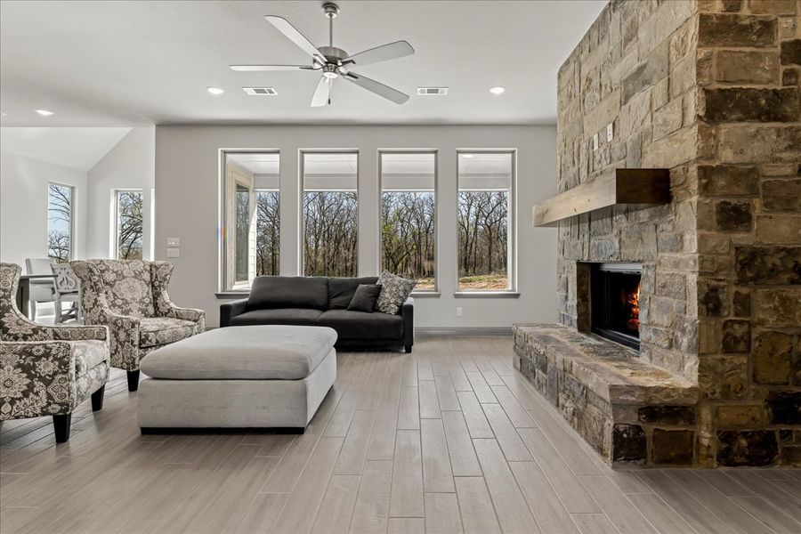 Furnished interior view inside a new home in Spring Valley Ranch, Paradise (Image 6). Furnished interior view inside a new home in Spring Valley Ranch, Paradise (Image 6).