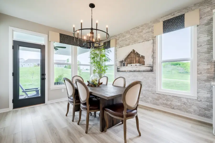 Representative furnished interior of a home built from the Calvin by Fischer Homes in Pickens Bluff, Hiram (Image 39).