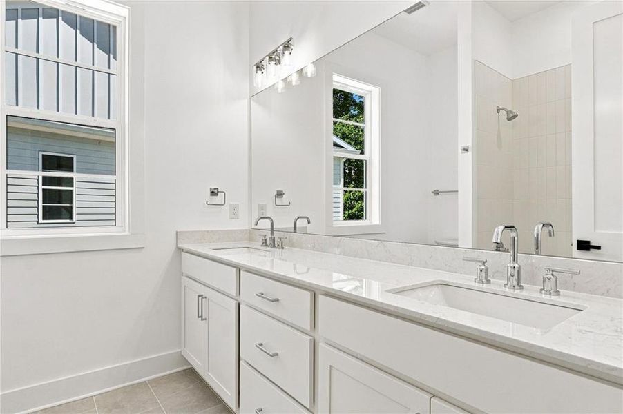 Furnished interior view inside a new home in Parkside Roswell, Roswell (Image 9).