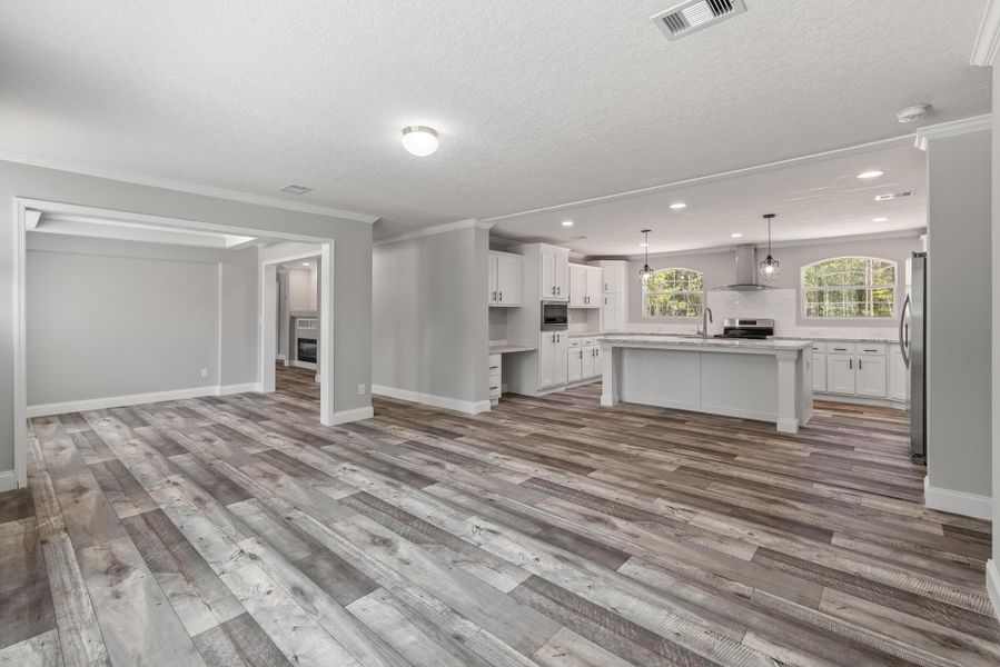Spacious, unfurnished interior of a new home in , Pineville (Image 18). Spacious, unfurnished interior of a new home in , Pineville (Image 18).