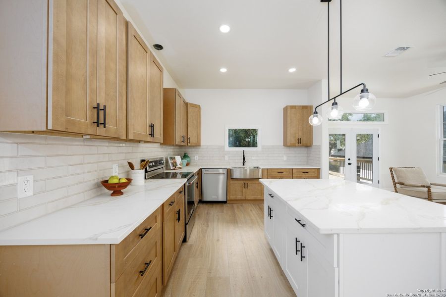 Furnished interior view inside a new home in , Blanco (Image 20). Furnished interior view inside a new home in , Blanco (Image 20).