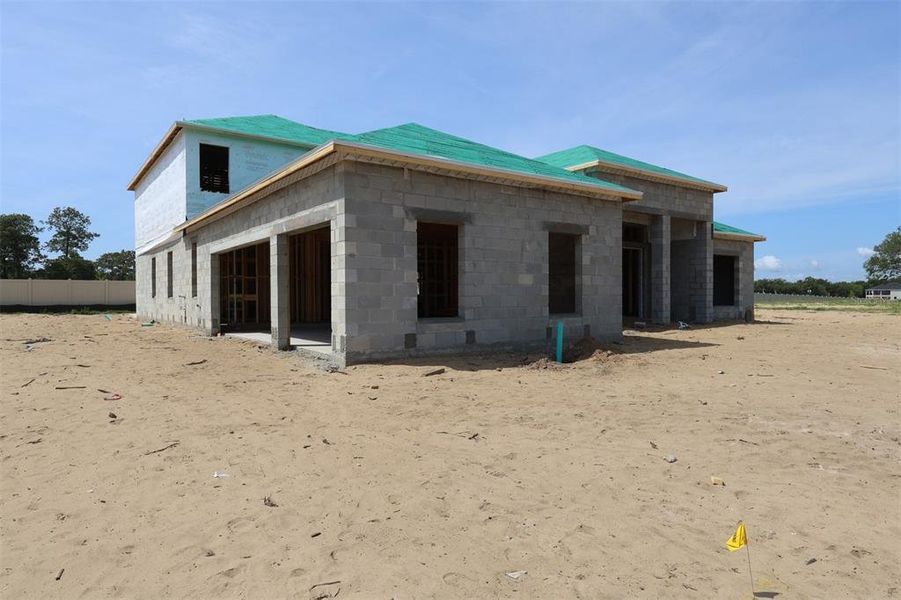 In-progress construction of a new home in Willow Run, Apopka, FL (Image 10). In-progress construction of a new home in Willow Run, Apopka, FL (Image 10).