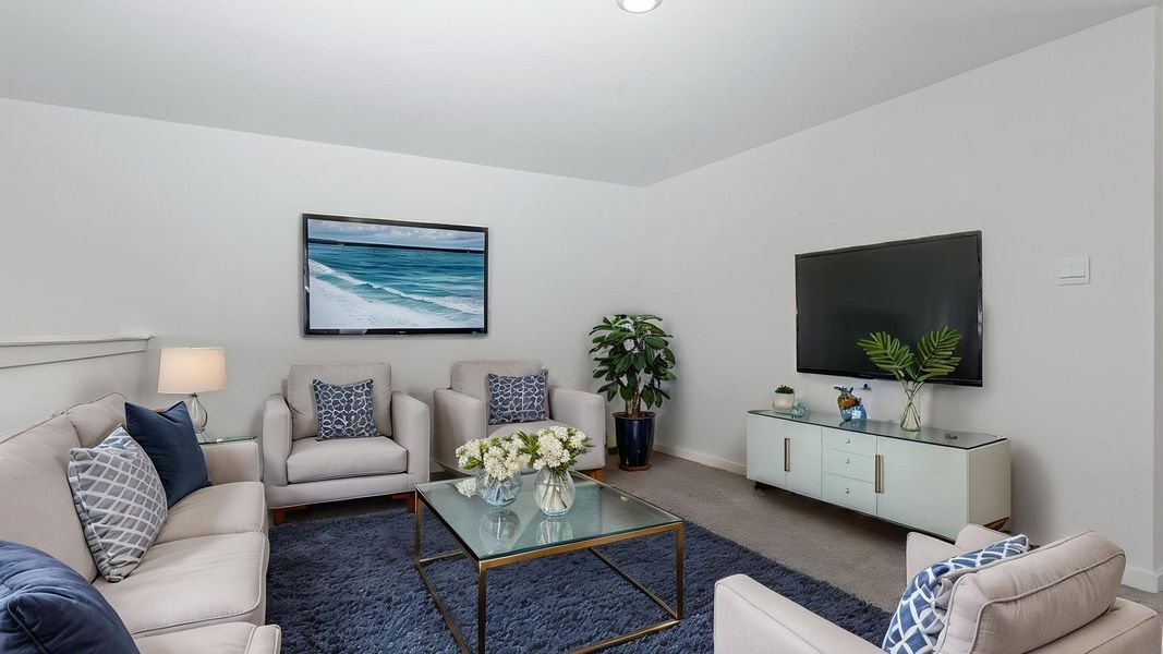 Furnished interior view inside a new home in Evergreen, Rosenberg (Image 11).