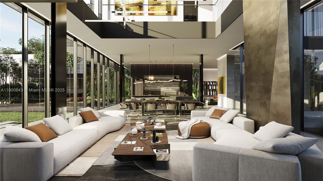 Furnished interior view inside a new home in , Davie (Image 14).