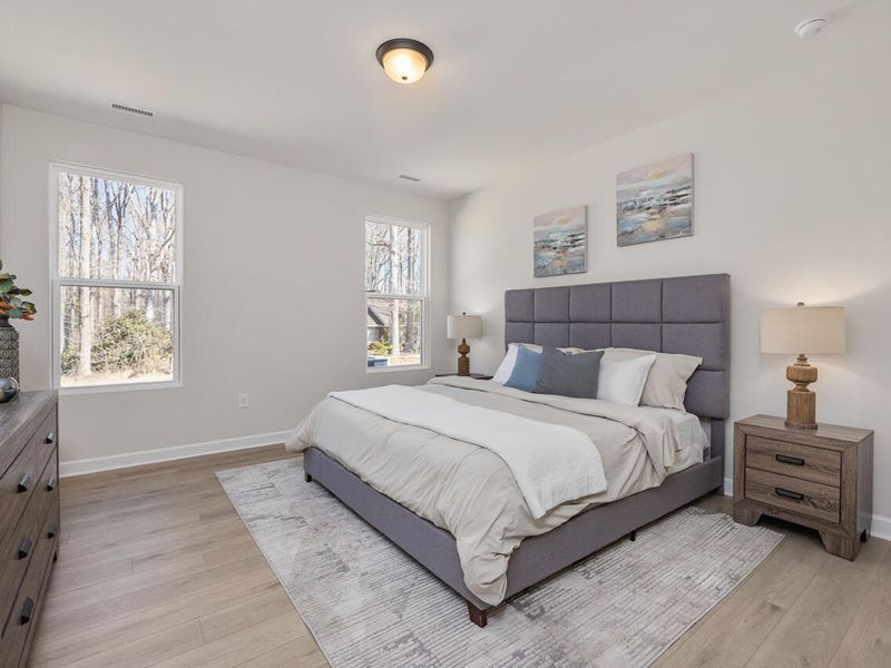 Furnished interior view inside a new home in Woodland Crossing, Zebulon (Image 14).