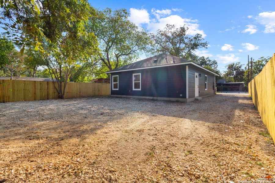 Exterior details and patio area of a home in , San Antonio (Image 2). Exterior details and patio area of a home in , San Antonio (Image 2).