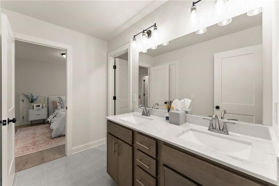 Furnished interior view inside a new home in Woodland Hills, Loganville (Image 15). Furnished interior view inside a new home in Woodland Hills, Loganville (Image 15).