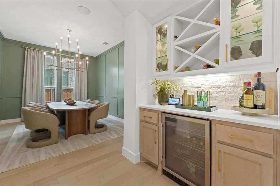 Furnished interior view inside a new home in Star Trail, Prosper (Image 14).