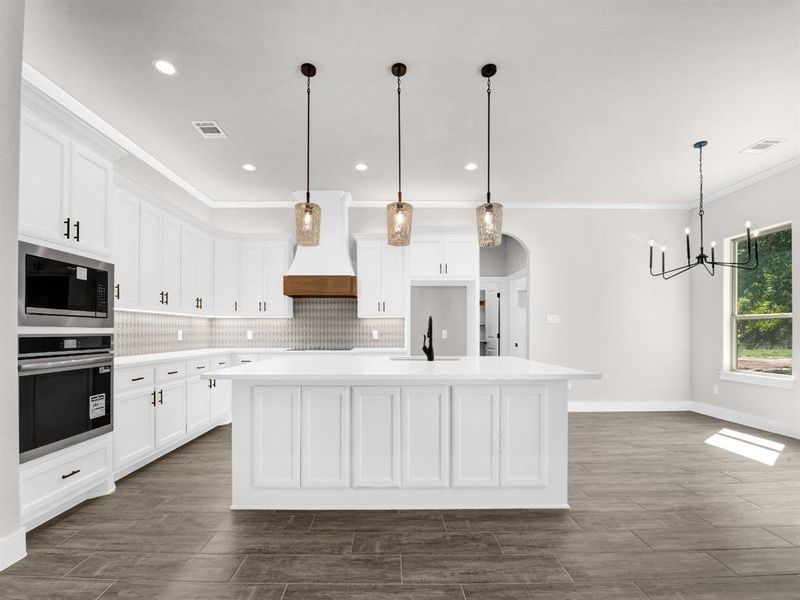Furnished interior view inside a new home in , Azle (Image 7).