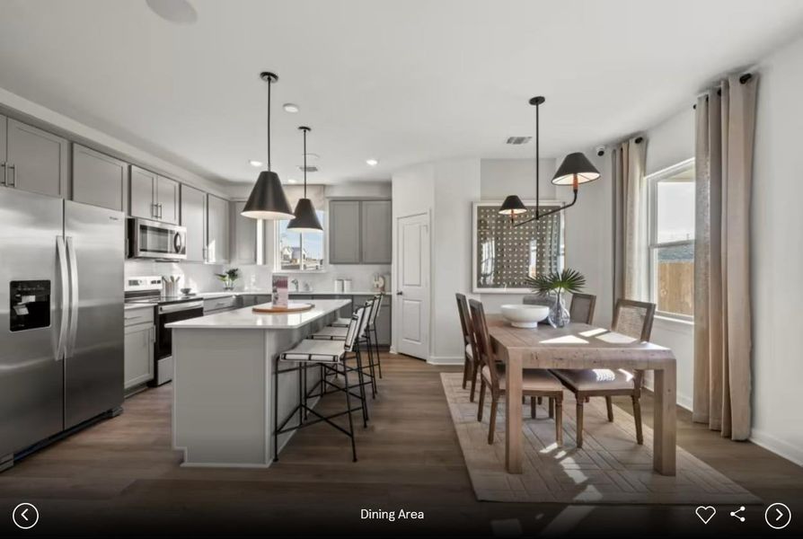 Interior photos- Photo of Centex model home with same floor plan, not of actual home listed.