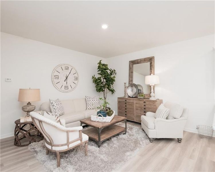 Furnished interior view inside a new home in Old Salem Crossing, Conyers (Image 16).