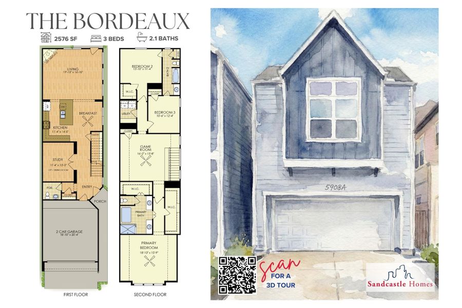 Ready to fall in love in person? Schedule a private tour to walk the jobsite, explore available homes, and get a feel for the Bordeaux’s inviting flow. Stop by our office to preview finish selections and meet the award-winning team behind it all. We’d love to show you what makes a Sandcastle Home so special.