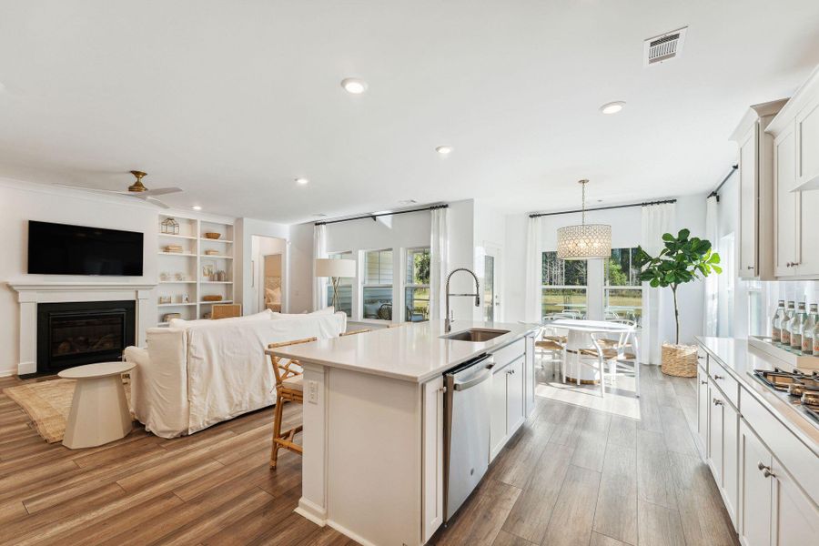 Furnished interior view inside a new home in Horizons at Summers Corner | 55+, Summerville (Image 7).