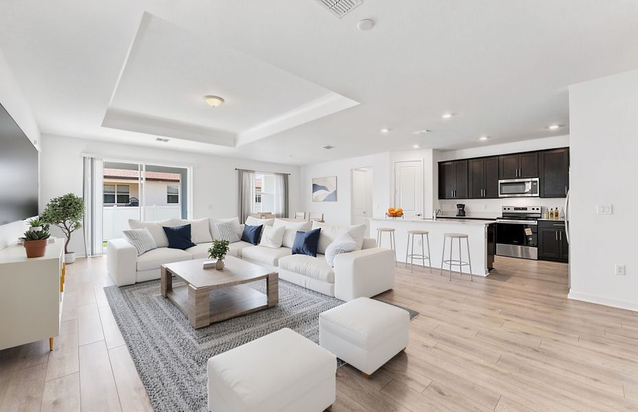 Furnished interior view inside a new home in Marion Ranch, Ocala (Image 10).