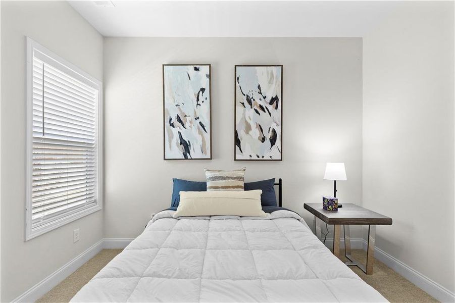 Furnished interior view inside a new home in , Atlanta (Image 9). Furnished interior view inside a new home in , Atlanta (Image 9).