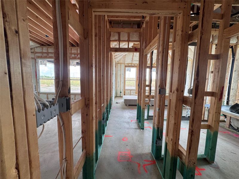 In-progress construction of a new home in Willow Springs, Creedmoor, TX (Image 20). In-progress construction of a new home in Willow Springs, Creedmoor, TX (Image 20).