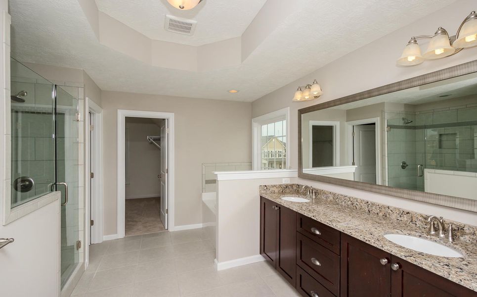 Representative furnished interior of a home built from the Durham Hill by Ivey Homes in Tillery Park, Grovetown (Image 12).