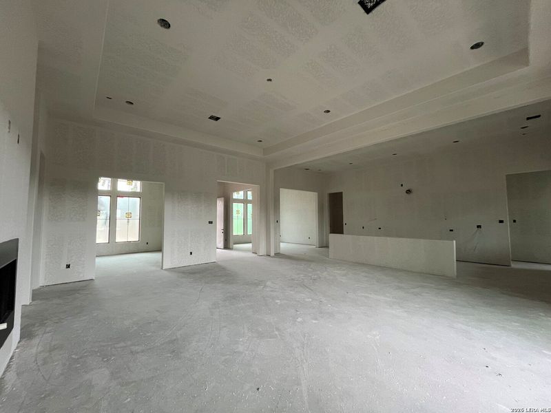 In-progress construction of a new home in , Canyon Lake, TX (Image 24).