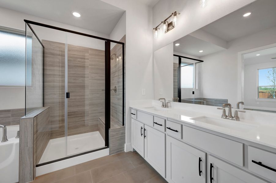 Furnished interior view inside a new home in LaPrelle, Fort Worth (Image 9).