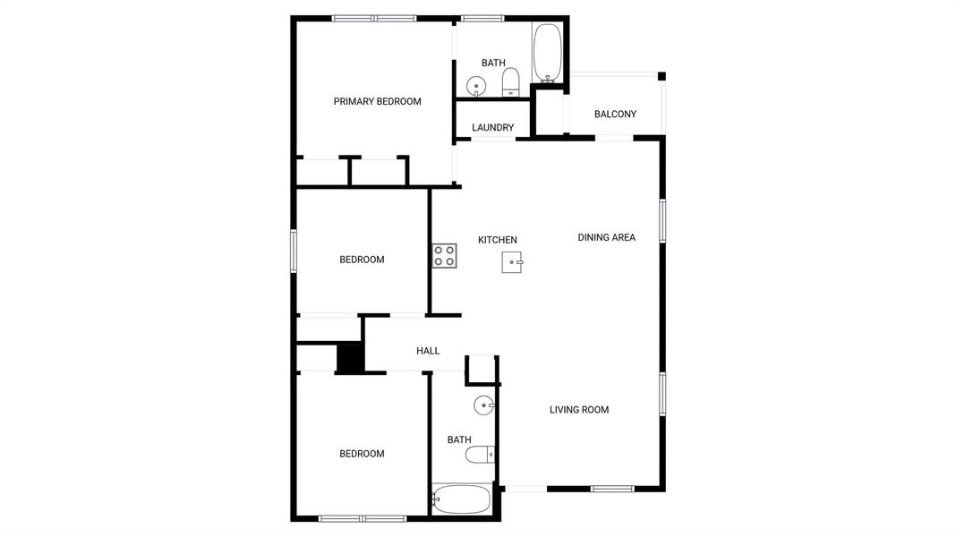2D floor plan layout of this home in , Statesville, NC (Image 3).