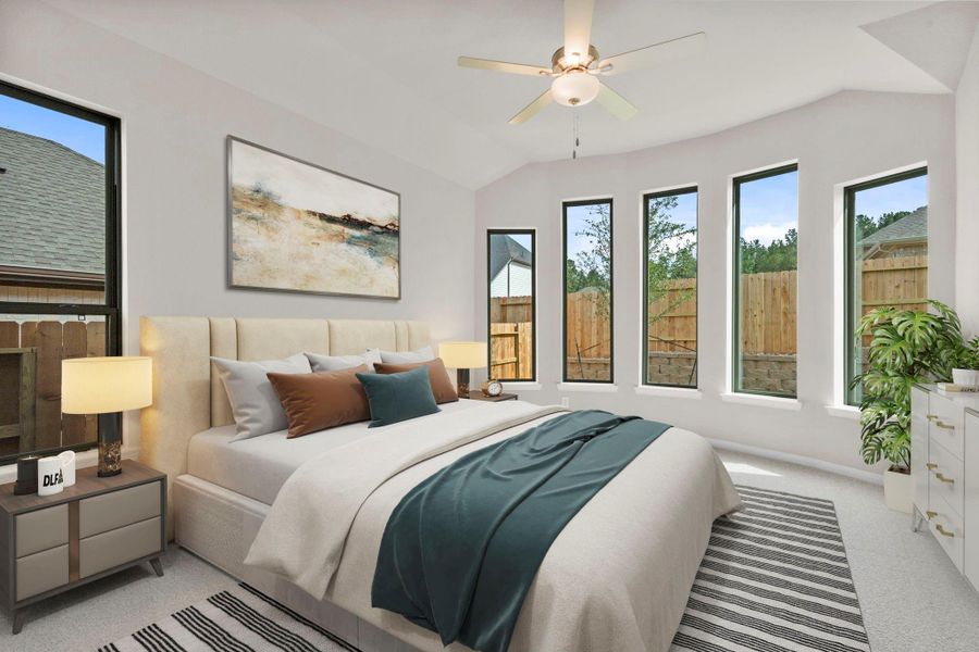 Furnished interior view inside a new home in Wildtree, Magnolia (Image 11).