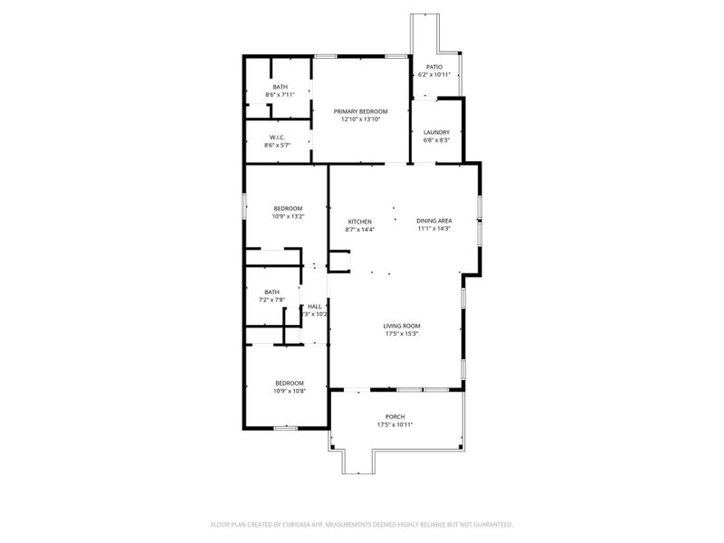 2D floor plan layout of this home in , Statesville, NC (Image 5).