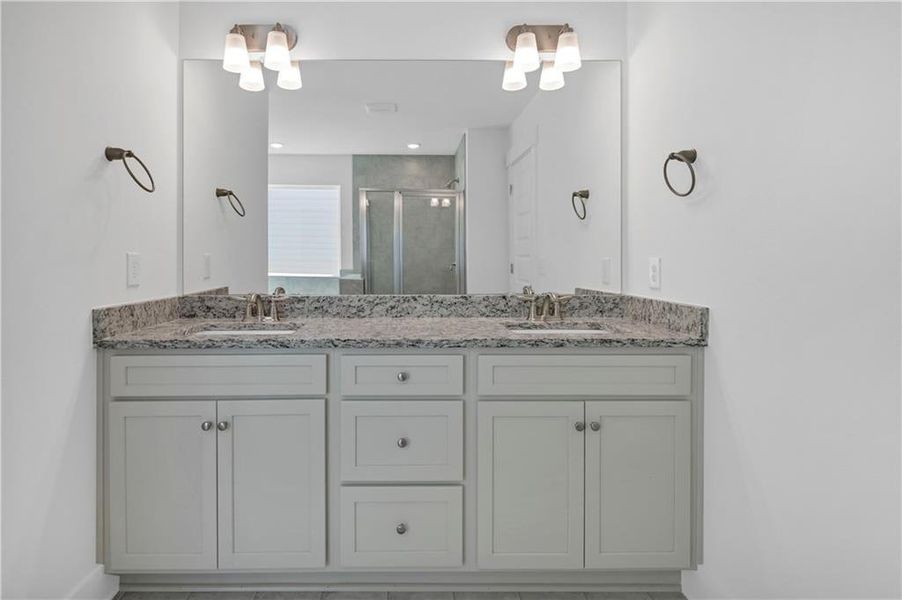 Furnished interior view inside a new home in Villas at Dawsonville, Dawsonville (Image 5).