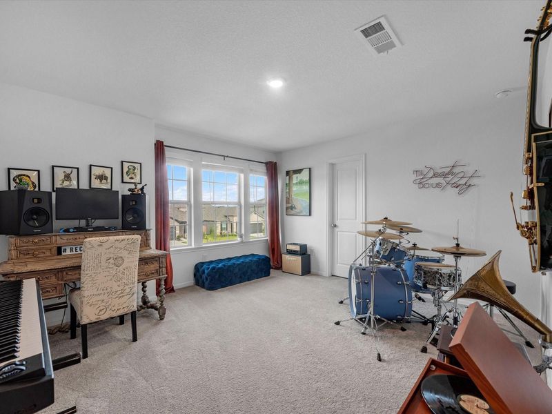 Furnished interior view inside a new home in Mavera, Conroe (Image 22).