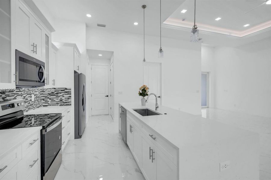 Furnished interior view inside a new home in , Cape Coral (Image 12).