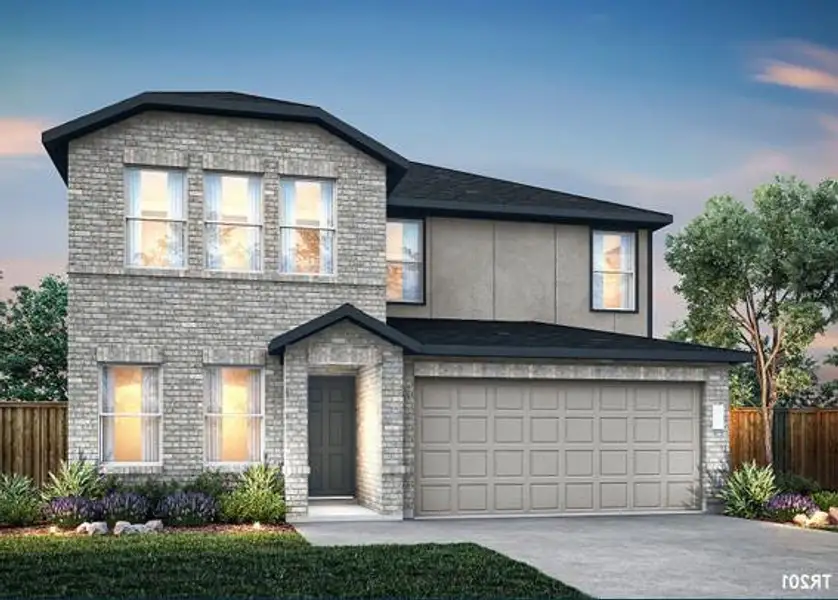 Pulte Homes, Sandalwood elevation TR201 rendering