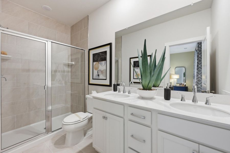 Furnished interior view inside a new home in Rhetts Cove, Johns Island (Image 20).