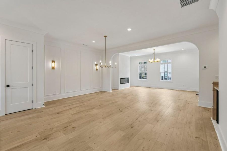 Spacious, unfurnished interior of a new home in Skyview On Broad, Sugar Hill (Image 18).