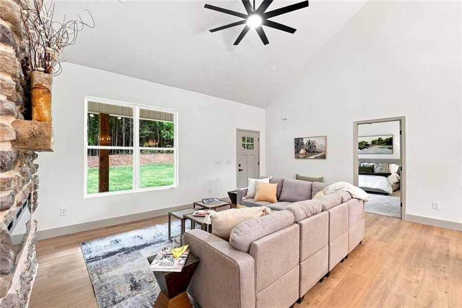 Furnished interior view inside a new home in , Resaca (Image 3).
